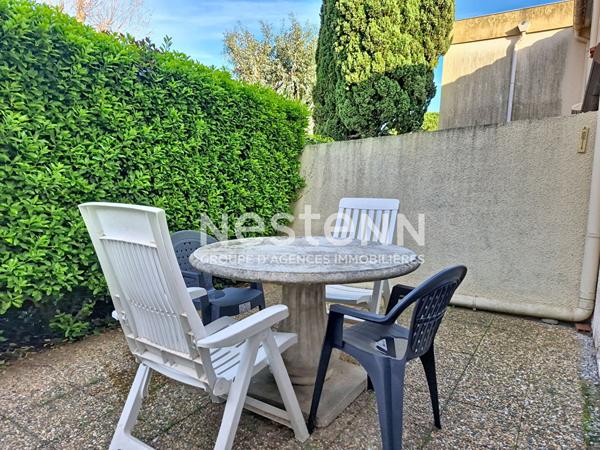 À 400 m de la plage - Studio avec loggia, terrasse, piscine et parking