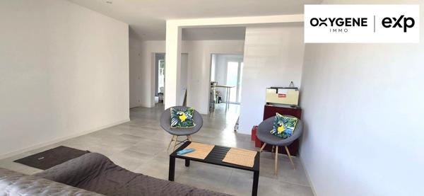 SAINT-ESTÈVE – Bel appartement en rez-de-chaussée entièrement rénové avec extérieurs