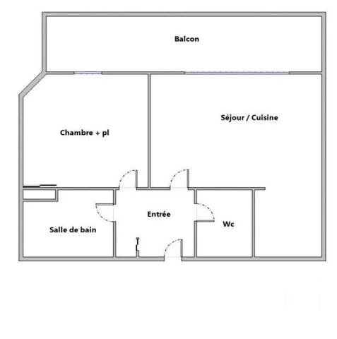 Appartement F2 à vendre  2 pièces - 47,57 m 2   JUVIGNAC  - 34