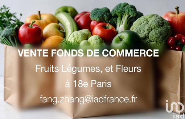 Boutique/Local commercial à vendre 48 m² Paris 18