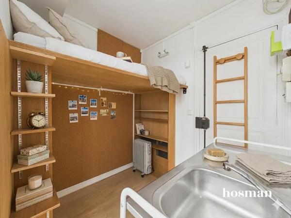 Studio exposé EST avec vue dégagée - double vitrage & vrai toilette - Denfert-Rochereau (Paris 14)