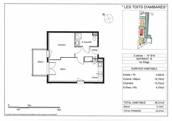 Location Appartement à AMBARES ET LAGRAVE