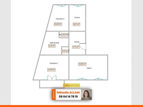 APPARTEMENT 61m2 VIEUX VICHY - OPPORTUNITÉ A SAISIR
