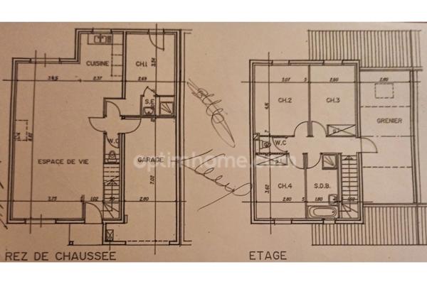 REZE 44400 - SECTEUR RAGON - MAISON CONTEMPORAINE - JARDIN - GARAGE - PARKING - 5 CHAMBRES - BUREAU - BUS C4 LA CARREE