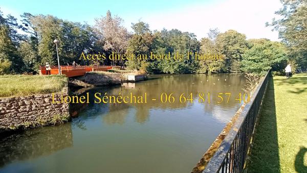 Appartement au RDC avec 2 balcons 4 pièces de 76 m2 secteur Pontlieue avec un accès direct au bord de l' huisne