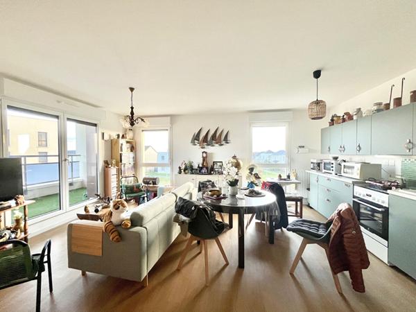 Appartement Giberville 3 pièce(s) 68.86 m2 - lumineux - terrasse - parking - au calme