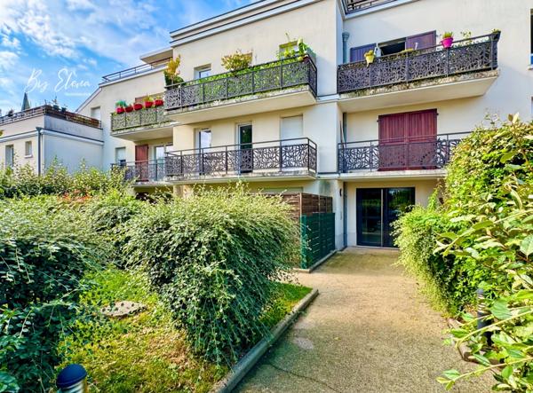 Appartement F3 à vendre – Rez-de-jardin – 140 m² jardin privatif – Résidence récente – Chessy Bourg – 2 parkings en sous-sol