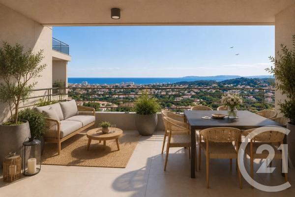 Appartement T3 à vendre  3 pièces - 63,49 m 2   LE LAVANDOU  - 83