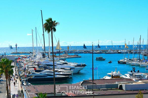 Cannes vieux port – Duplex avec Vue Mer Panoramique