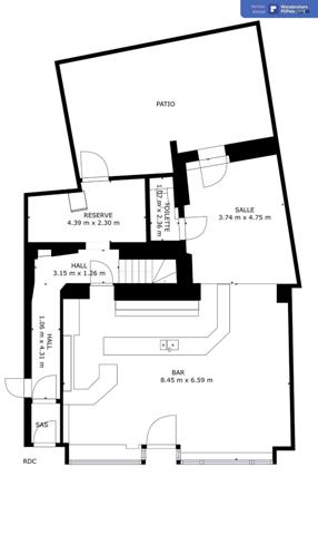 Local commercial de 72m2 à vendre DOUARNENEZ (29)