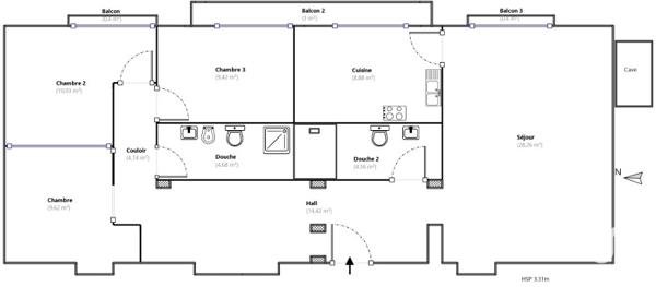 Appartement à vendre 4 pièces 94 m² Menton