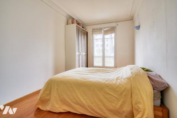 Paris 20, Gambetta : appartement 2 pièces 33.60 m2 + parking