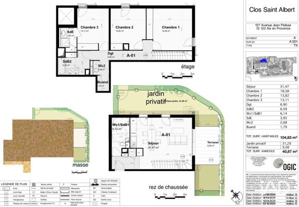Appartement à vendre 4 pièces 104 m² Aix-en-Provence