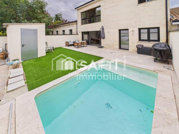 ? Élégante maison de caractère avec piscine et jardin – un parfait équilibre entre authenticité et modernité ?