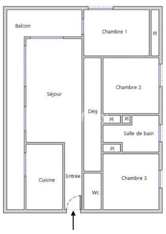 Appartement 4 pièces - 83 m² Exclusivité efficity