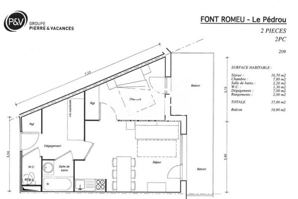 INVESTISSEMENT LMNP - RENTA 4,51 % - FONT ROMEU (66)