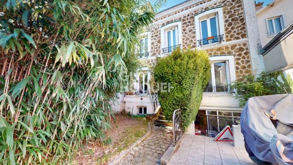 BELLE MEULIERE - 7 pièces, 160m2, avec patio et jardin - 8mn métro Mairie des Lilas - 500m de Paris