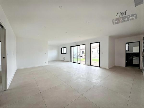 Villa plain pied T4, 112m2 avec garage et jardin