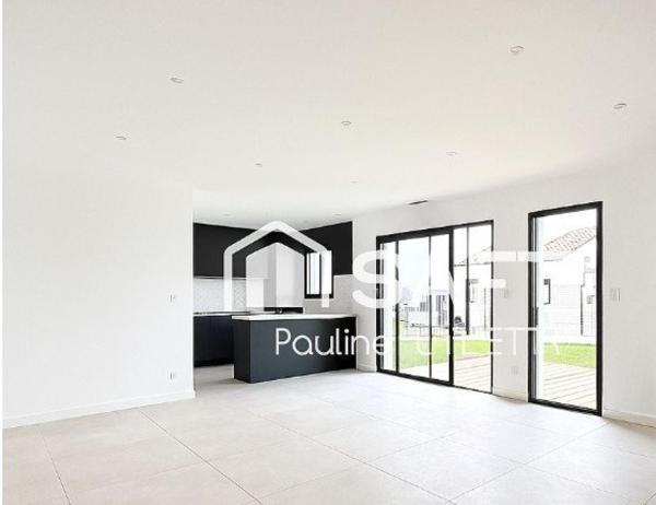 Villa plain pied T4, 112m2 avec garage et jardin