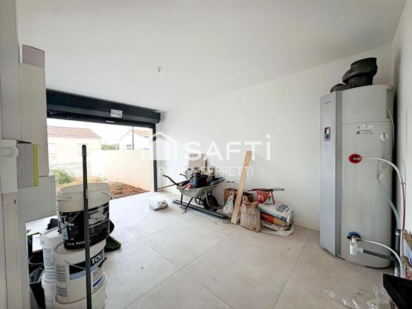 Villa plain pied T4, 112m2 avec garage et jardin