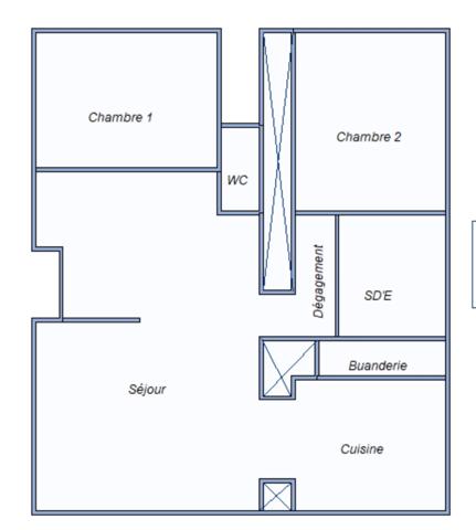 Appartement 3 pièces - 85 m² Exclusivité efficity