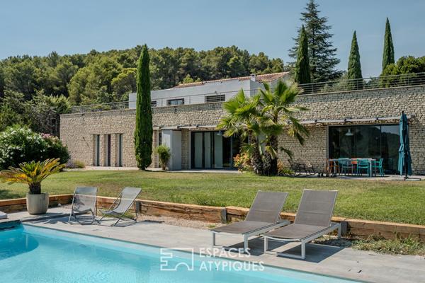Maison d’architecte au style contemporain dans un cadre paisible
