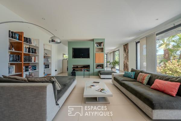 Maison d’architecte au style contemporain dans un cadre paisible