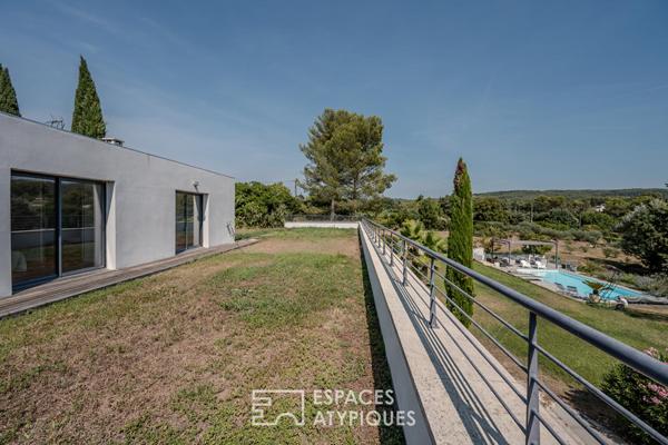 Maison d’architecte au style contemporain dans un cadre paisible