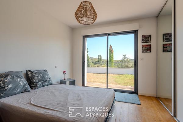 Maison d’architecte au style contemporain dans un cadre paisible