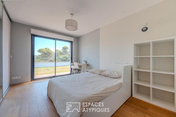 Maison d’architecte au style contemporain dans un cadre paisible