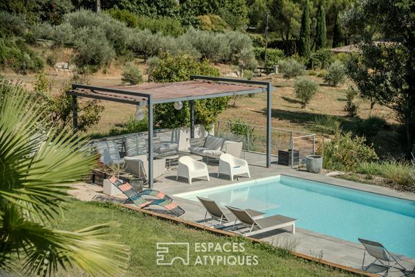 Maison d’architecte au style contemporain dans un cadre paisible
