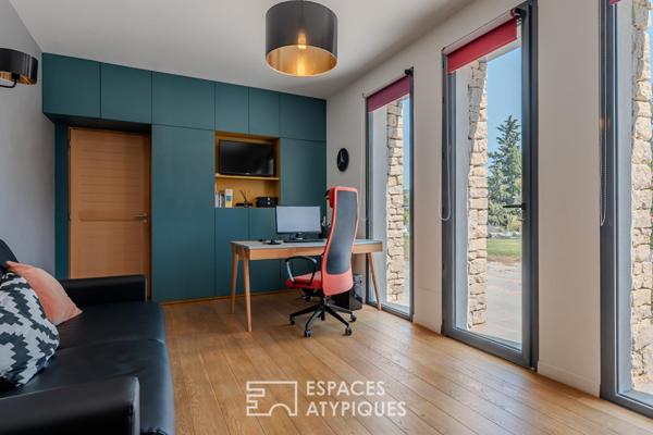 Maison d’architecte au style contemporain dans un cadre paisible