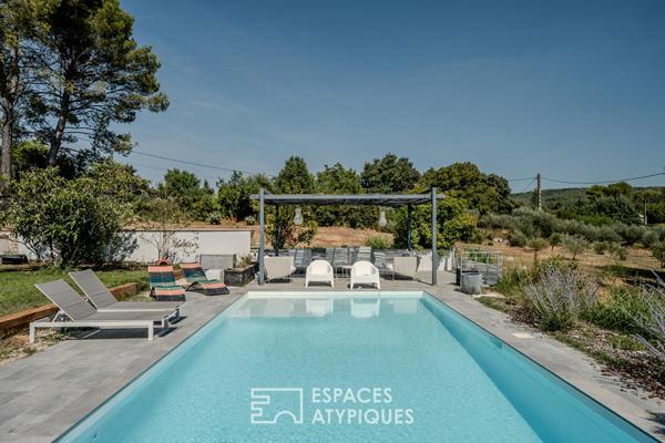 Maison d’architecte au style contemporain dans un cadre paisible