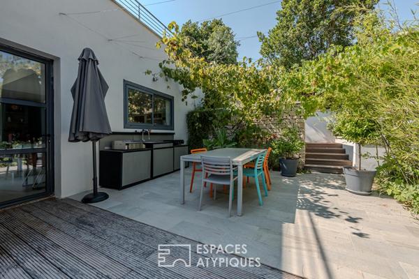 Maison d’architecte au style contemporain dans un cadre paisible