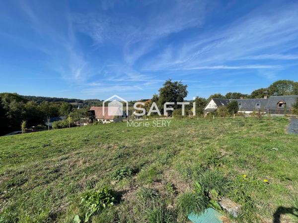 Terrain viabilisé avec vue dégagée