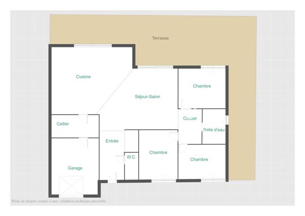 Maison 5 pièces - 100 m²