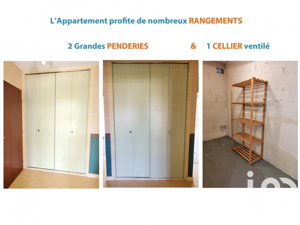 Appartement à vendre 3 pièces 69 m² Joué-lès-Tours