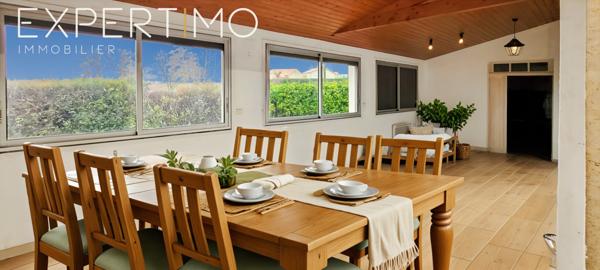 Lisle (24350) À vendre ancienne ferme restaurée de 110 m² habitable, grange et dépendances de 335 m² terrain de 5000 m² sect