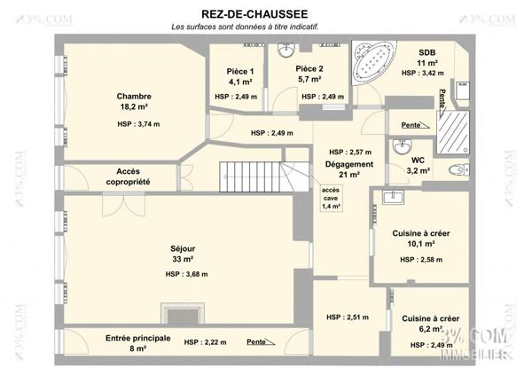 Bel appartement de la Belle Epoque avec plafonds cathédrale, face à l'entrée du port de pêche et de plaisance Le Tréport (76470)