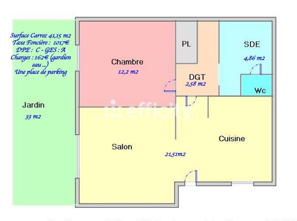 Maison 2 pièces - 41 m²