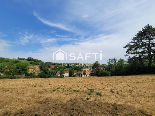 Terrain à bâtir de 12 037 m² avec vue panoramique – Salives