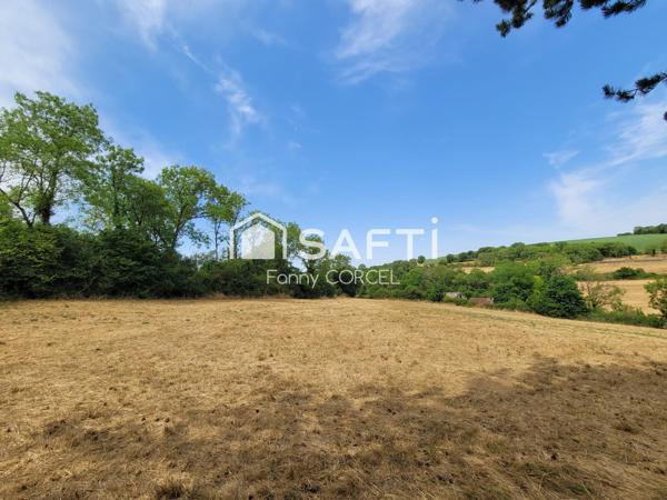 Terrain à bâtir de 12 037 m² avec vue panoramique – Salives