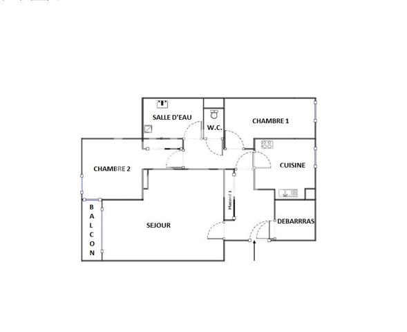 À vendre : Appartement 3 pièces au dernier étage à Épinay-sur-Seine