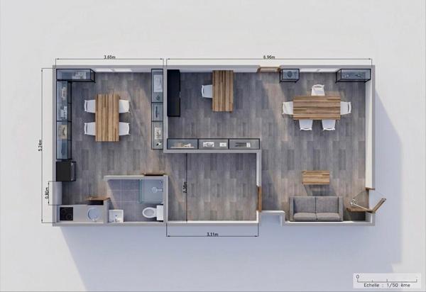 Murs Commerciaux Occupés 56 m² – Cergy Préfecture (Le Ponceau) – Idéal Investisseur / Rendement Sécurisé