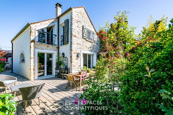 La maison de caractère rénovée avec jardin à proximité du centre-ville