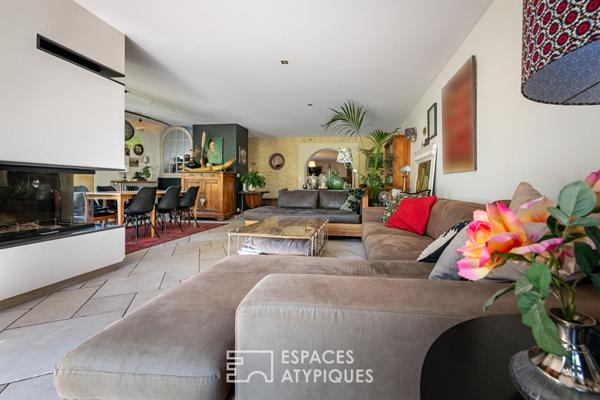 La maison de caractère rénovée avec jardin à proximité du centre-ville