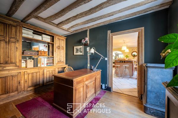 La maison de caractère rénovée avec jardin à proximité du centre-ville