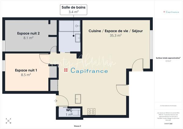 Appartement à vendre appartement rez de jardin 3 pièces GILLY SUR ISERE (73)