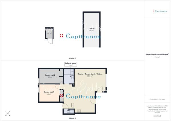 Appartement à vendre appartement rez de jardin 3 pièces GILLY SUR ISERE (73)