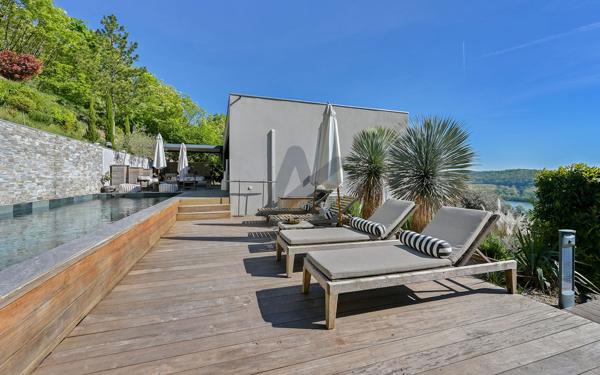 Couzon au Mont d'Or- Maison contemporaine avec vue panoramique Saône - 4 chambres